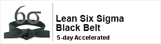Lean Six Sigma Black Belt Certification Five Days Accelerated Training Course delivered by pdtraining in Sydney